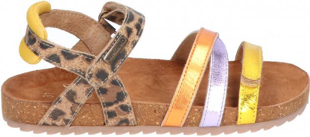 VINGINO leren sandalen bruin multi Leer Meerkleurig 25