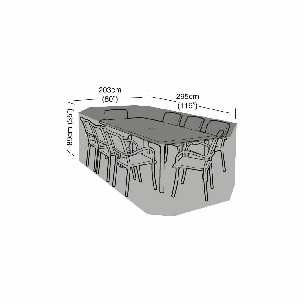 Housse de protection salon de jardin 8 places