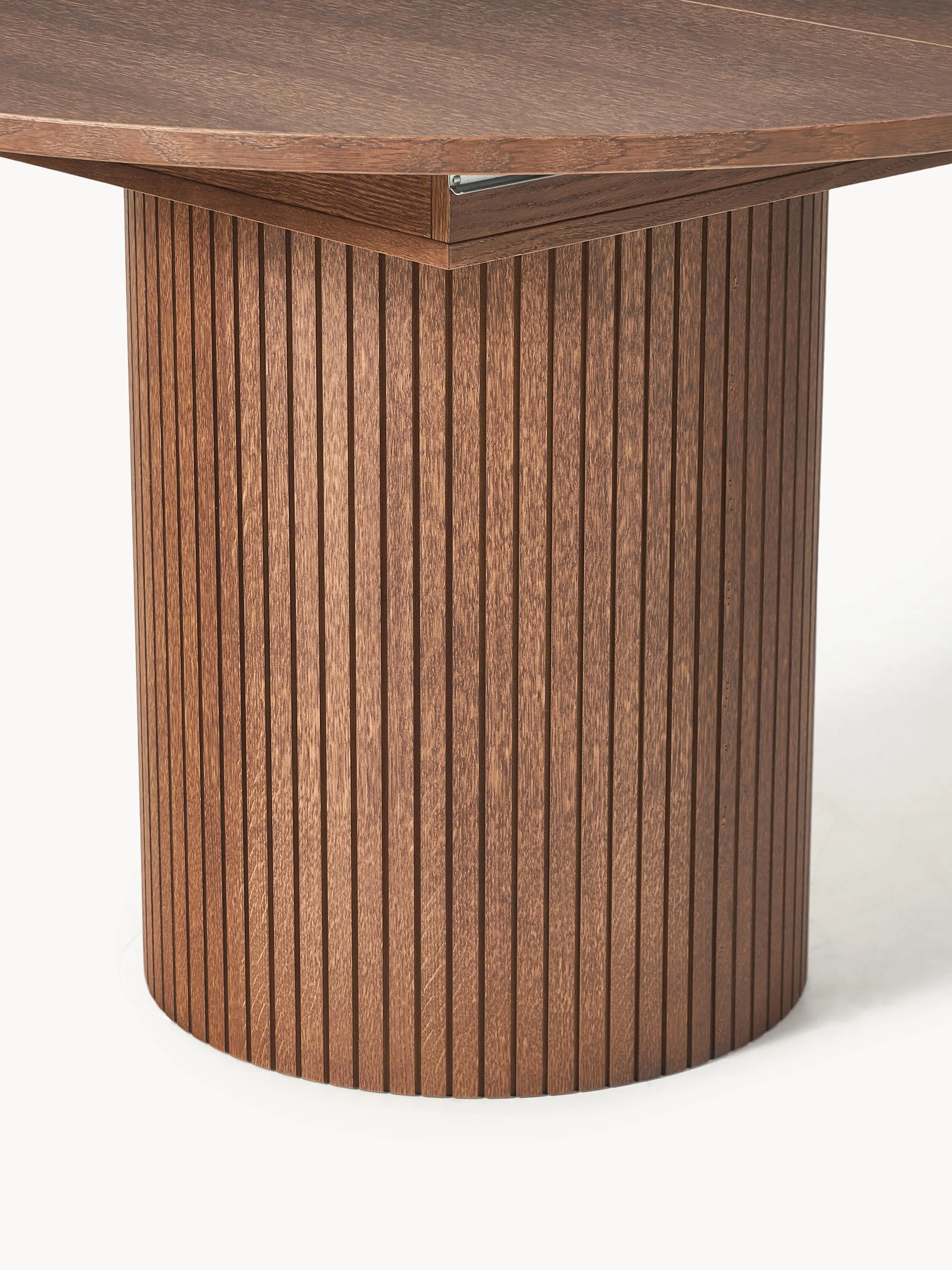 Uitschuifbare eettafel Filo met groefstructuur, in verschillende formaten