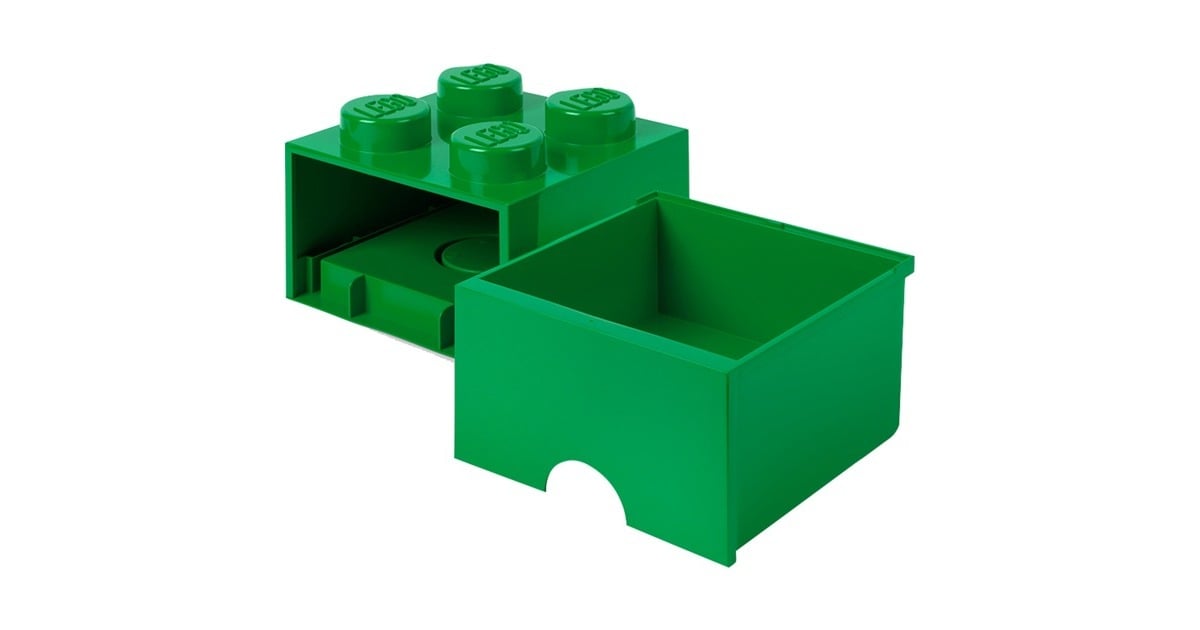 Room CopenhagenLEGO Brick Drawer 4 Groen opbergdoos  (Groen)
