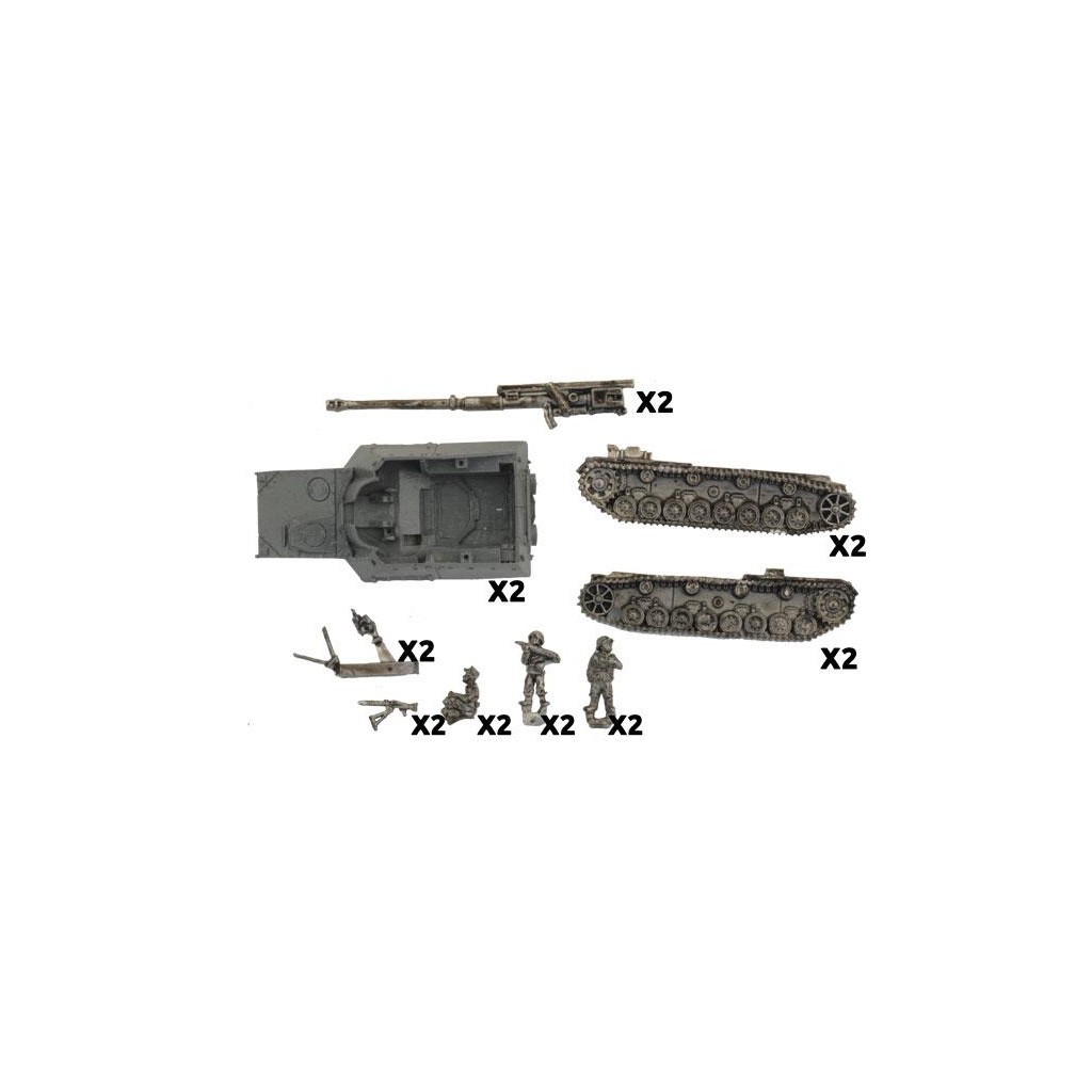Flames of War - Hornisse Tank Hunter Platoon