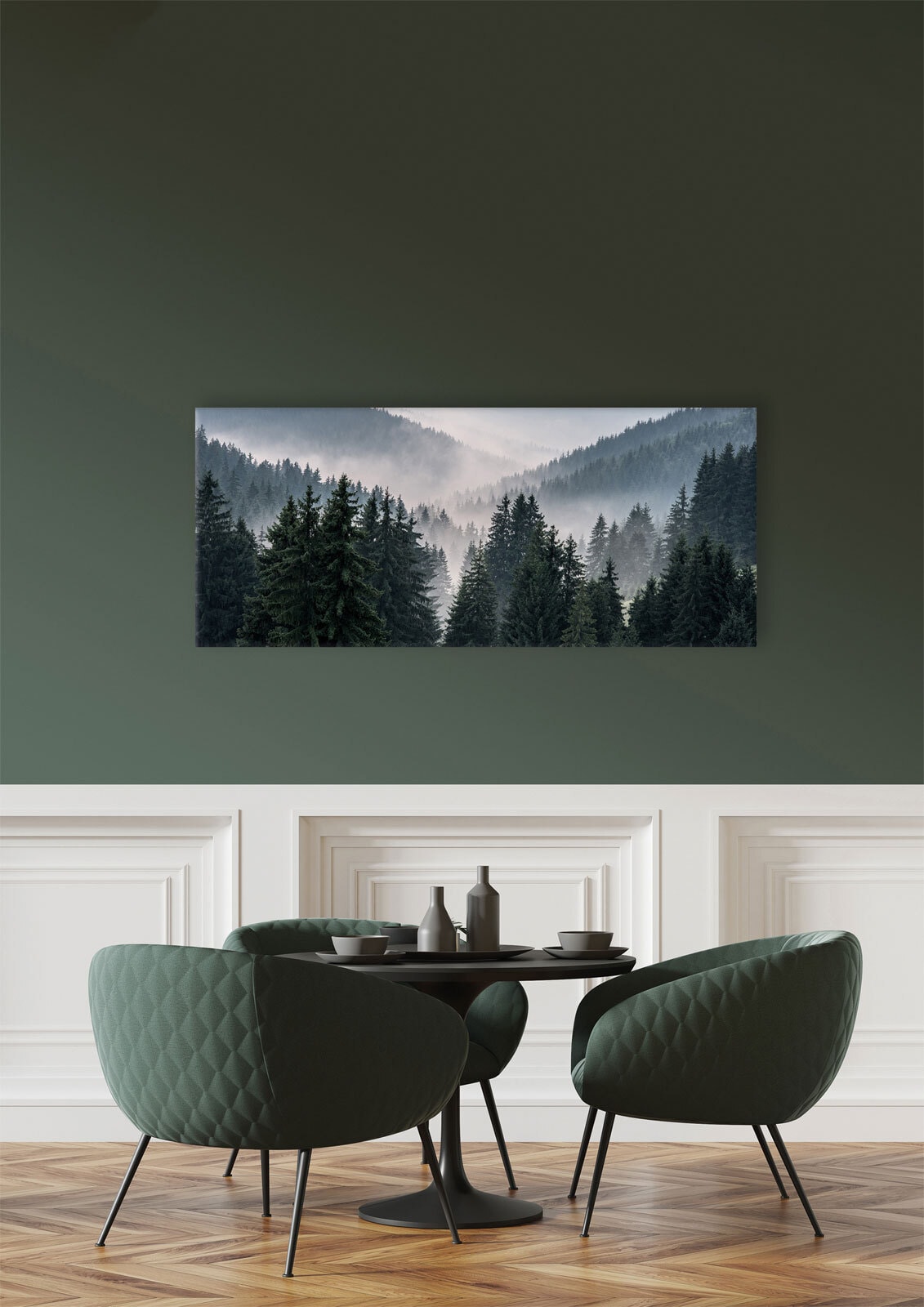 Keilrahmen Wald 140 x 60