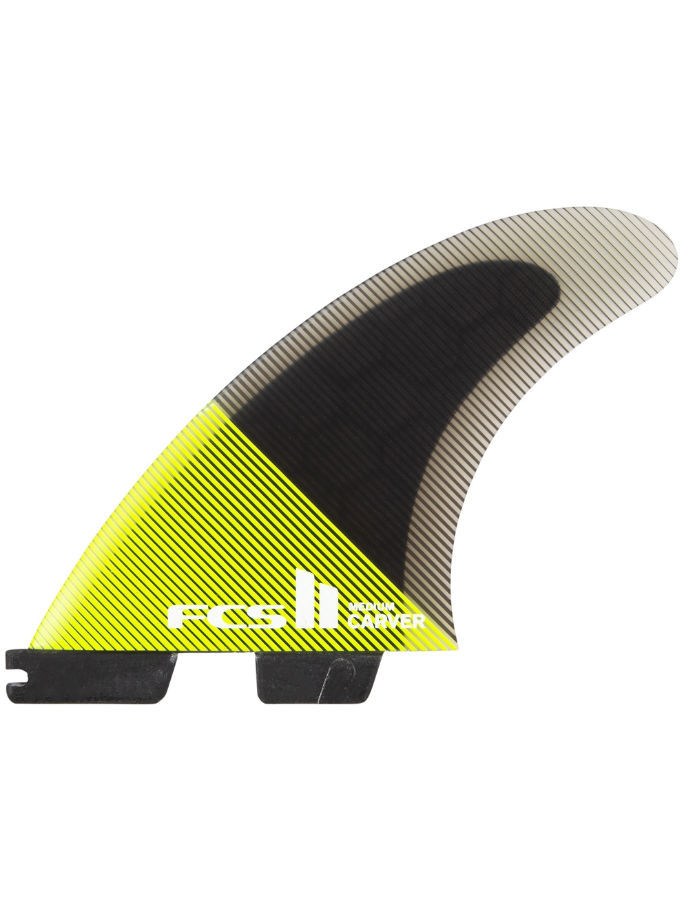 FCS II Carver PC XLarge Tri Retail Fin Set acid/black