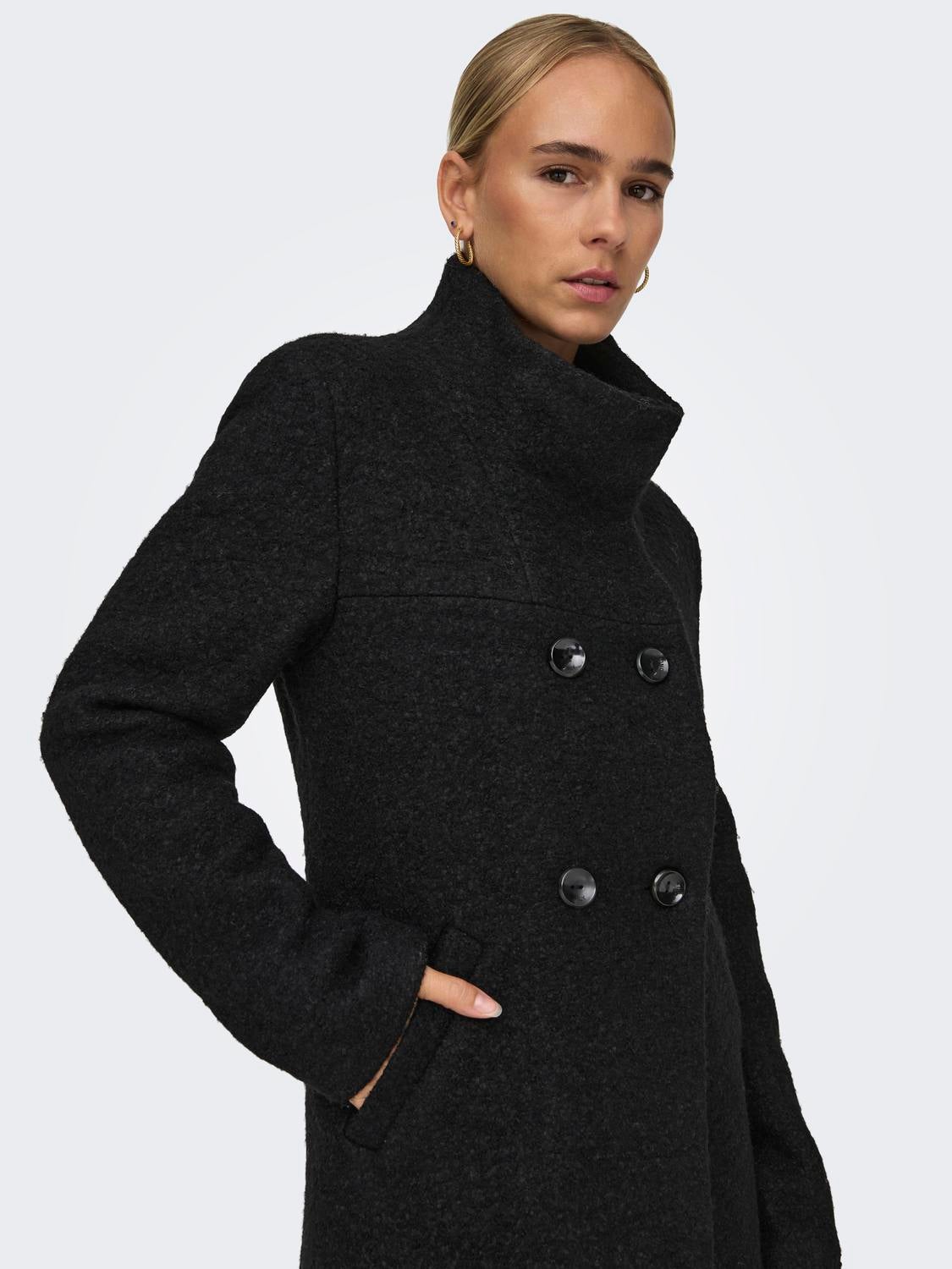 ONLNEWSOPHIA Mantel Black