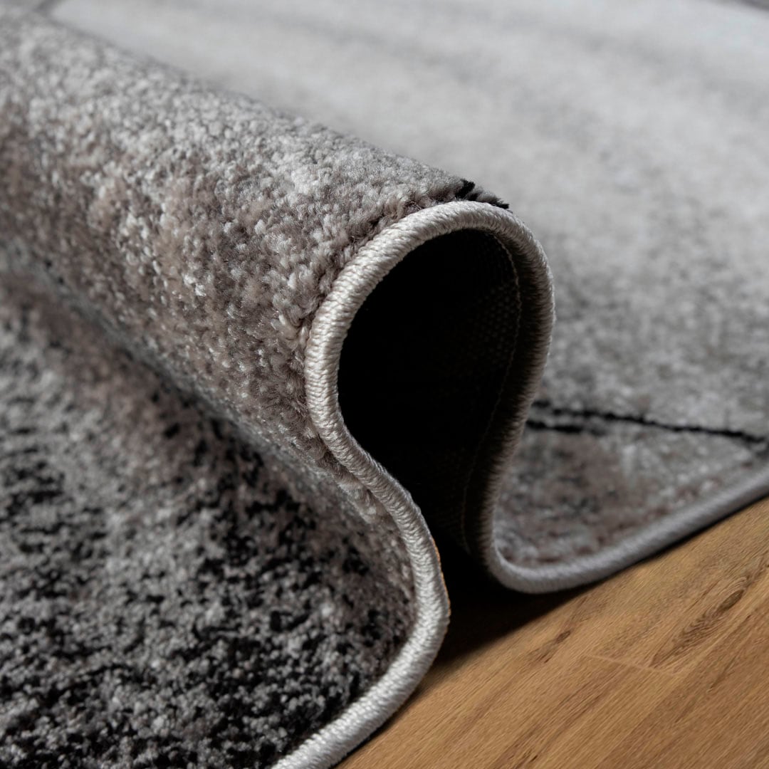 GOODproduct Teppich »Tritom« rechteckig 9 mm Höhe mit besonders weichem Flor, Kurzflor, modernes Wellen Muster