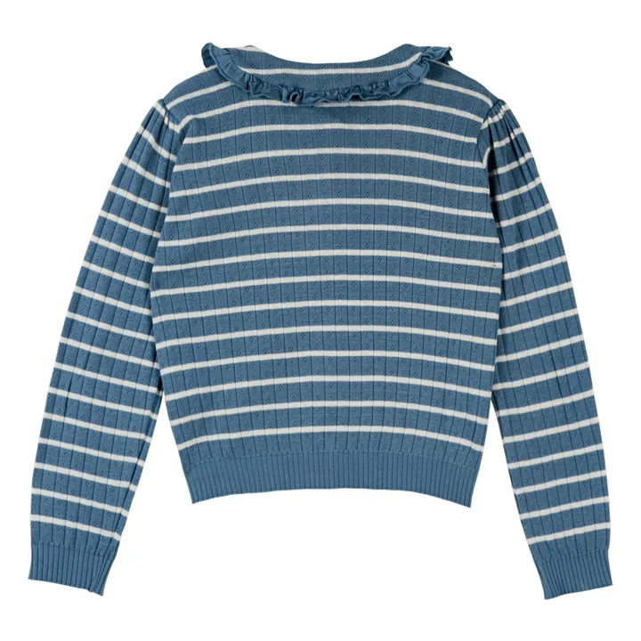 Emile et Ida Pull Pointelle Léger | Bleu