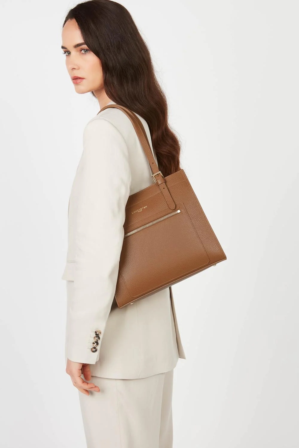 Foulonné Double-Sac cabas épaule