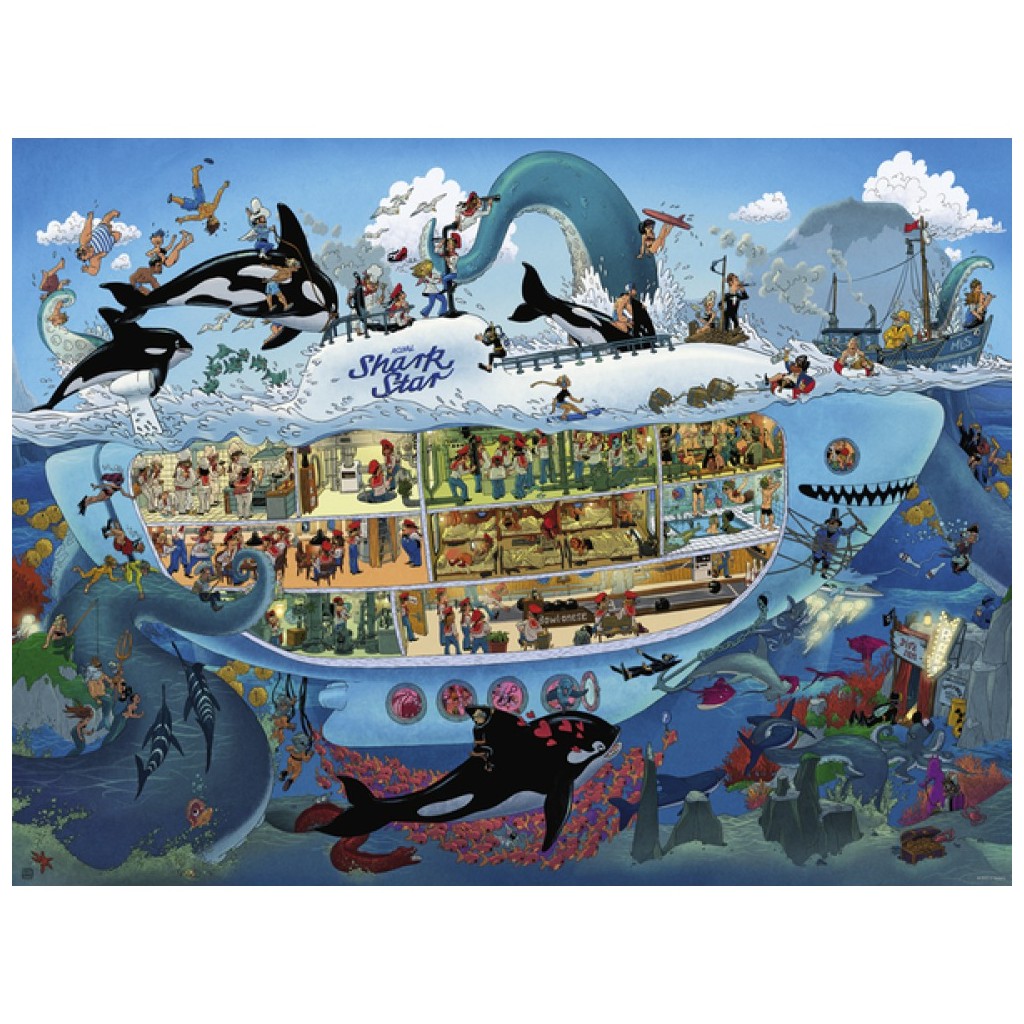Puzzle - Submarine Fun d'Uli Oesterle – 1500 Pièces