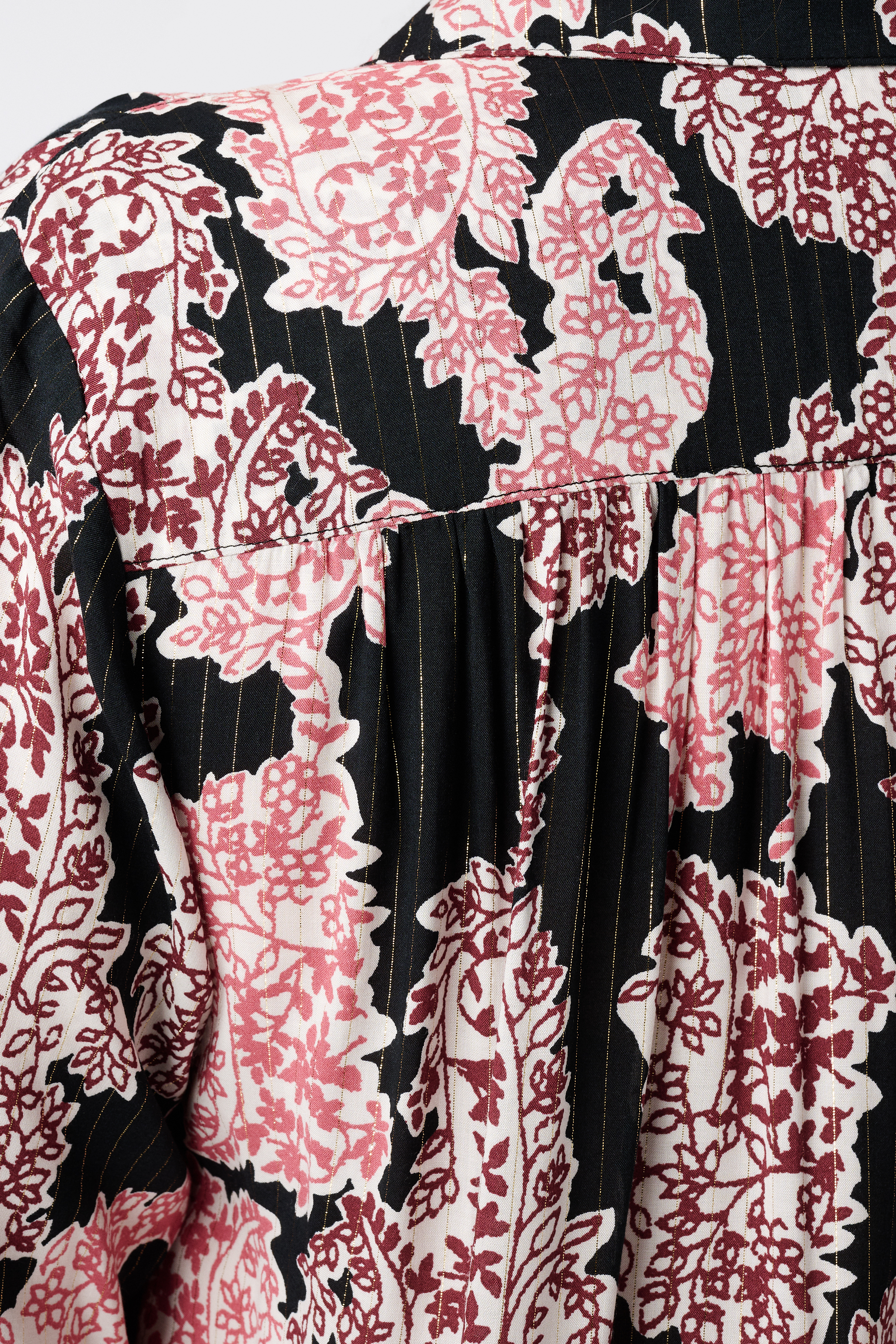 Blouse met print Multi Bessen rood