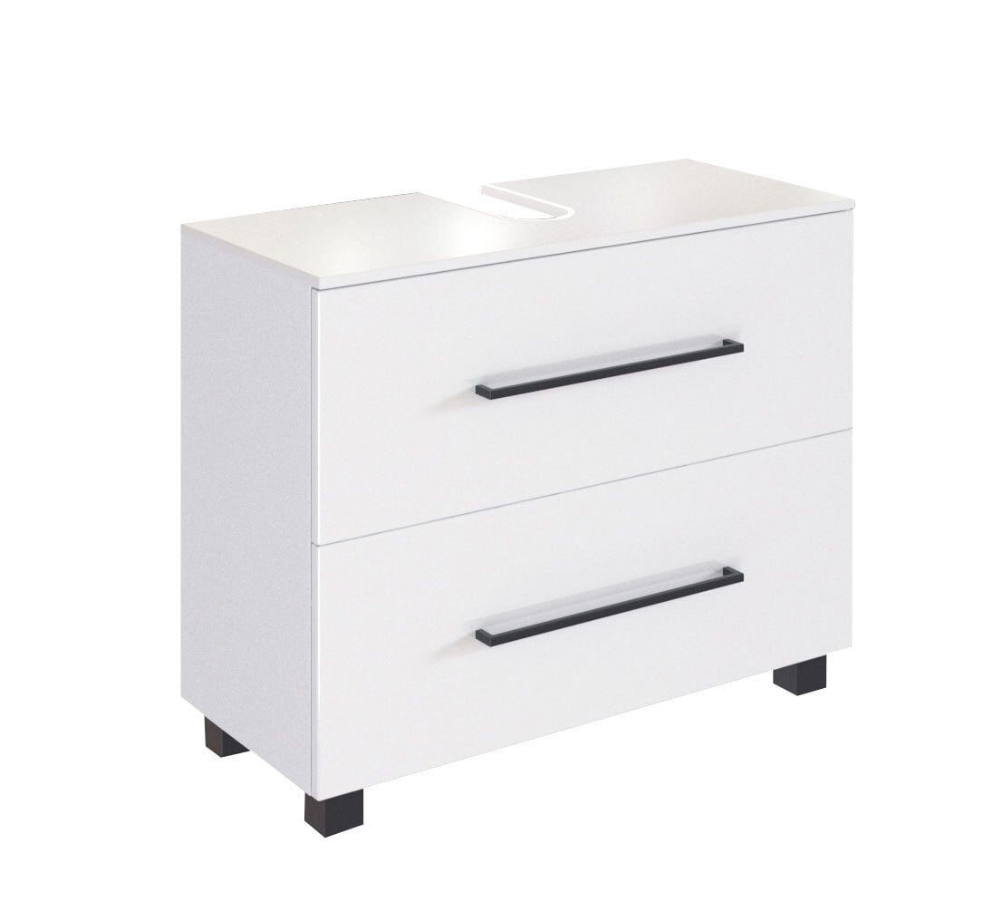 Waschbeckenunterschrank LUZERN 70 x 53 cm Weiß matt