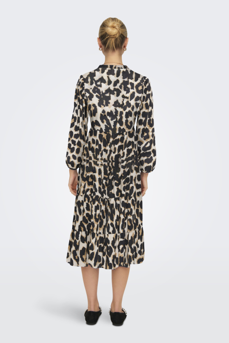 Only beige dames jurk