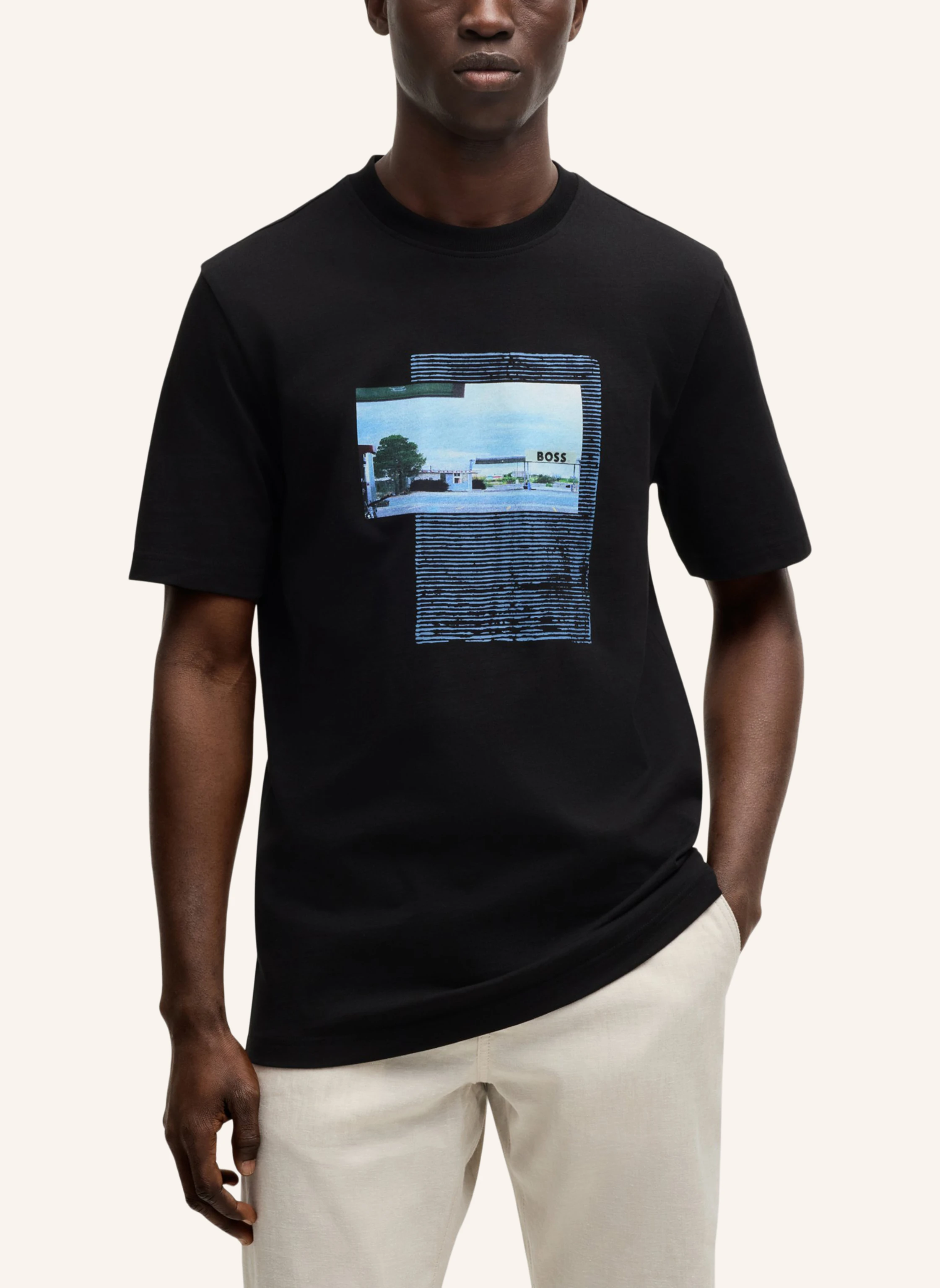 BOSS T-Shirt TE_ONTHEWAY Regular Fit