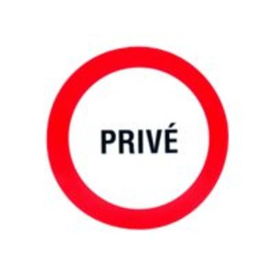 Pickup - Pictogramme rond - Privé - 300 mm
