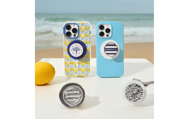 Popsockets Handy-Halterung »Enamel Nautical Stripe MagSafe« Universalhalterung
