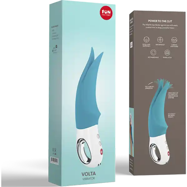 VOLTA Vibrator petrol / white