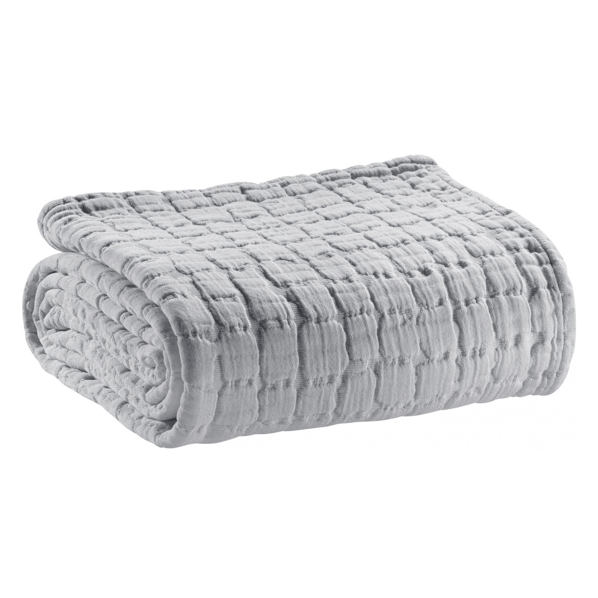 Plaid stonewashed swami perle 130 x 200 cm