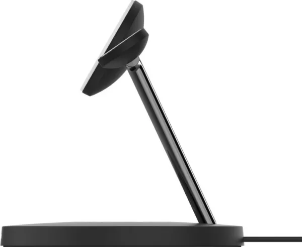 Belkin BoostCharge Pro - Trådløs opladningsstander - med MagSafe   AC-strømadapter - 15 Watt - Fast Charge - sort