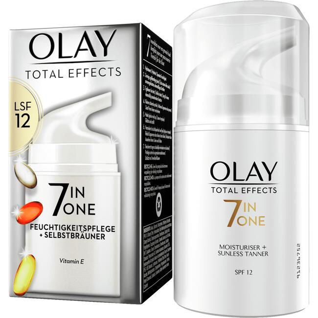 Olay Total Effects Dagcrème & Zelfbruiner SPF 12 50 ML
