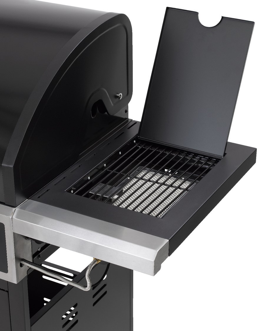 TEPRO Gasgrill KEANSBURG 4 - schwarz-Edelstahl - 3303
