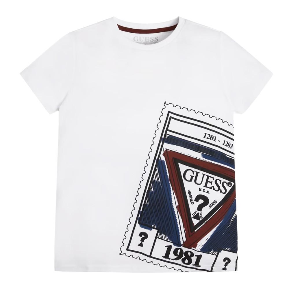 Guess T-shirt Blanc Garçon GuessL3GI01K8