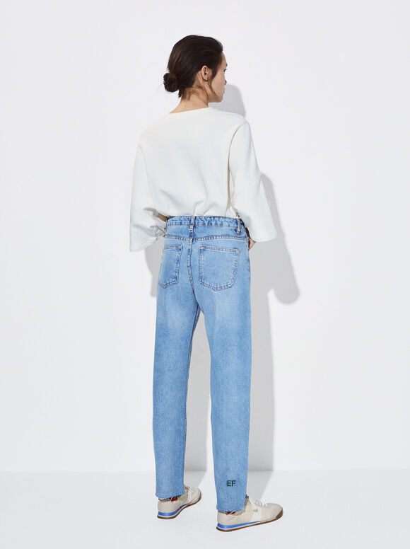 Calça jeans personalizável - Azul