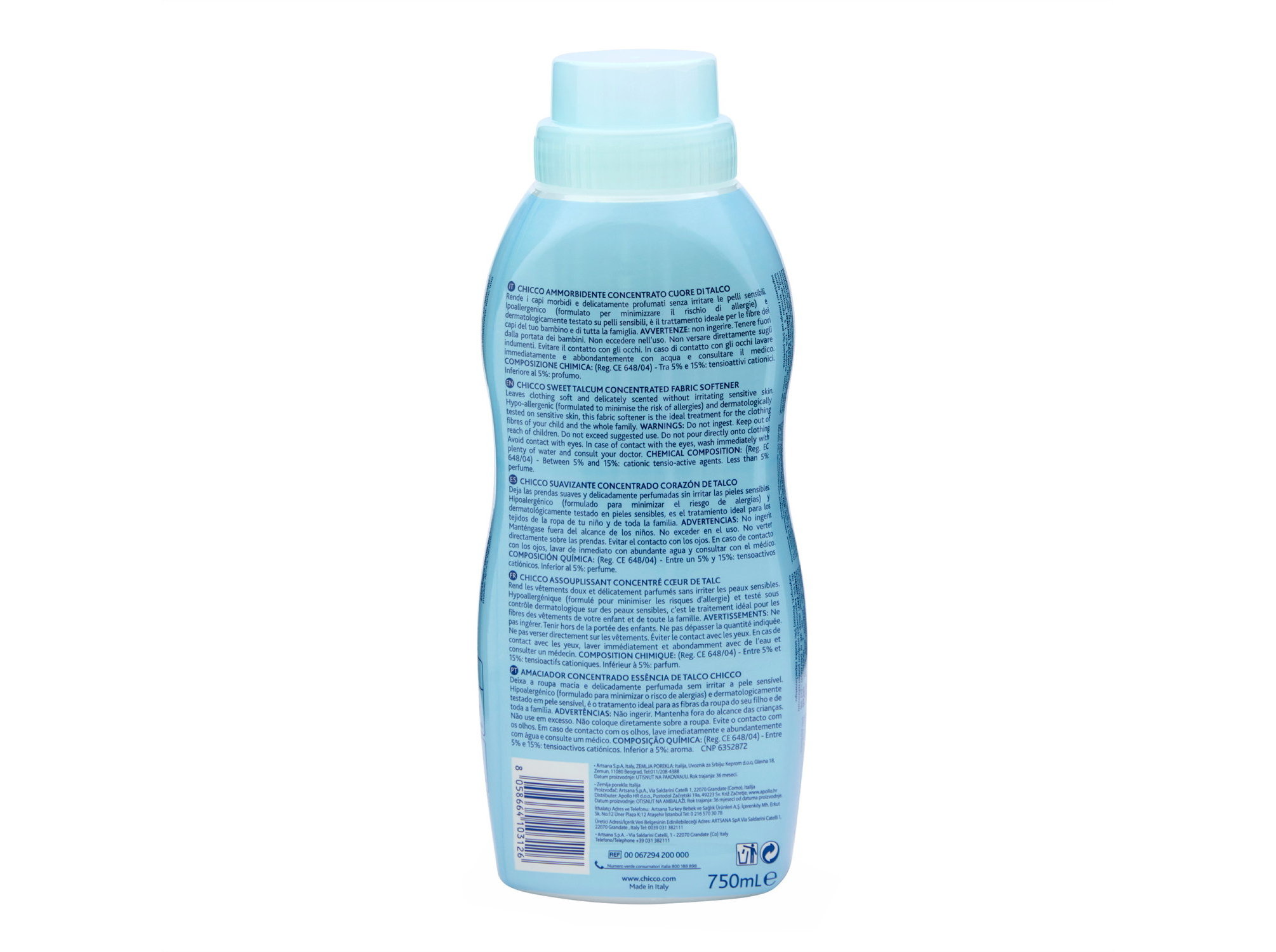AMACIADOR CHICCO CONCENTRADO CUORE DI TALCO 30D