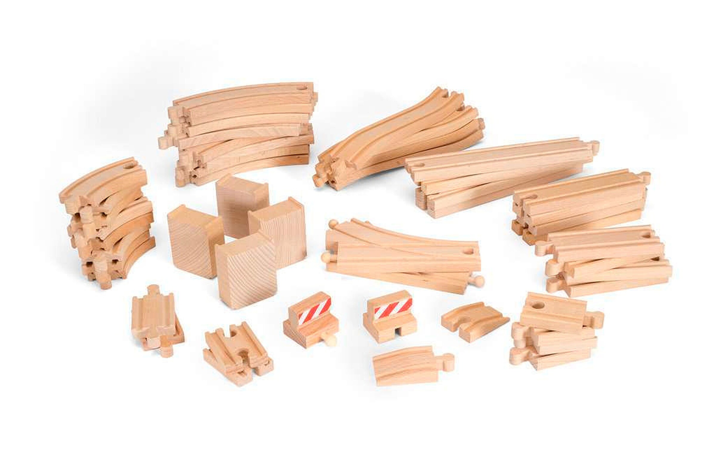 BRIO Großes Schienensortiment, 50 Teile