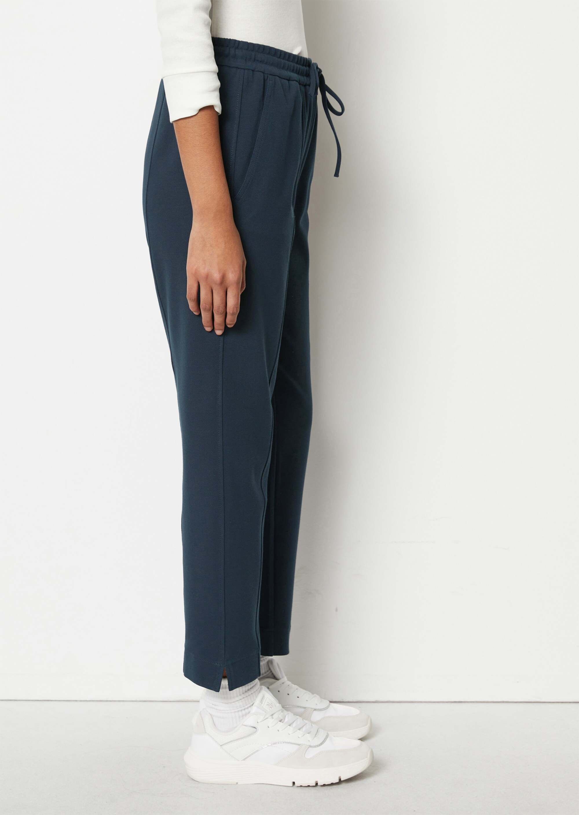 Joggpants slim aus Piqué-Interlock