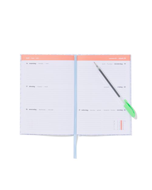 agenda 2025 A5 fleurs