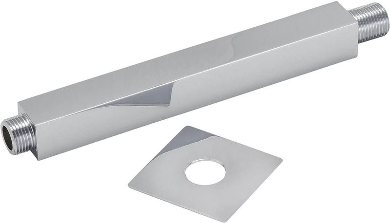BWS - Douchearm Hera Luxe - Plafondbevestiging - RVS - Vierkant 20 cm