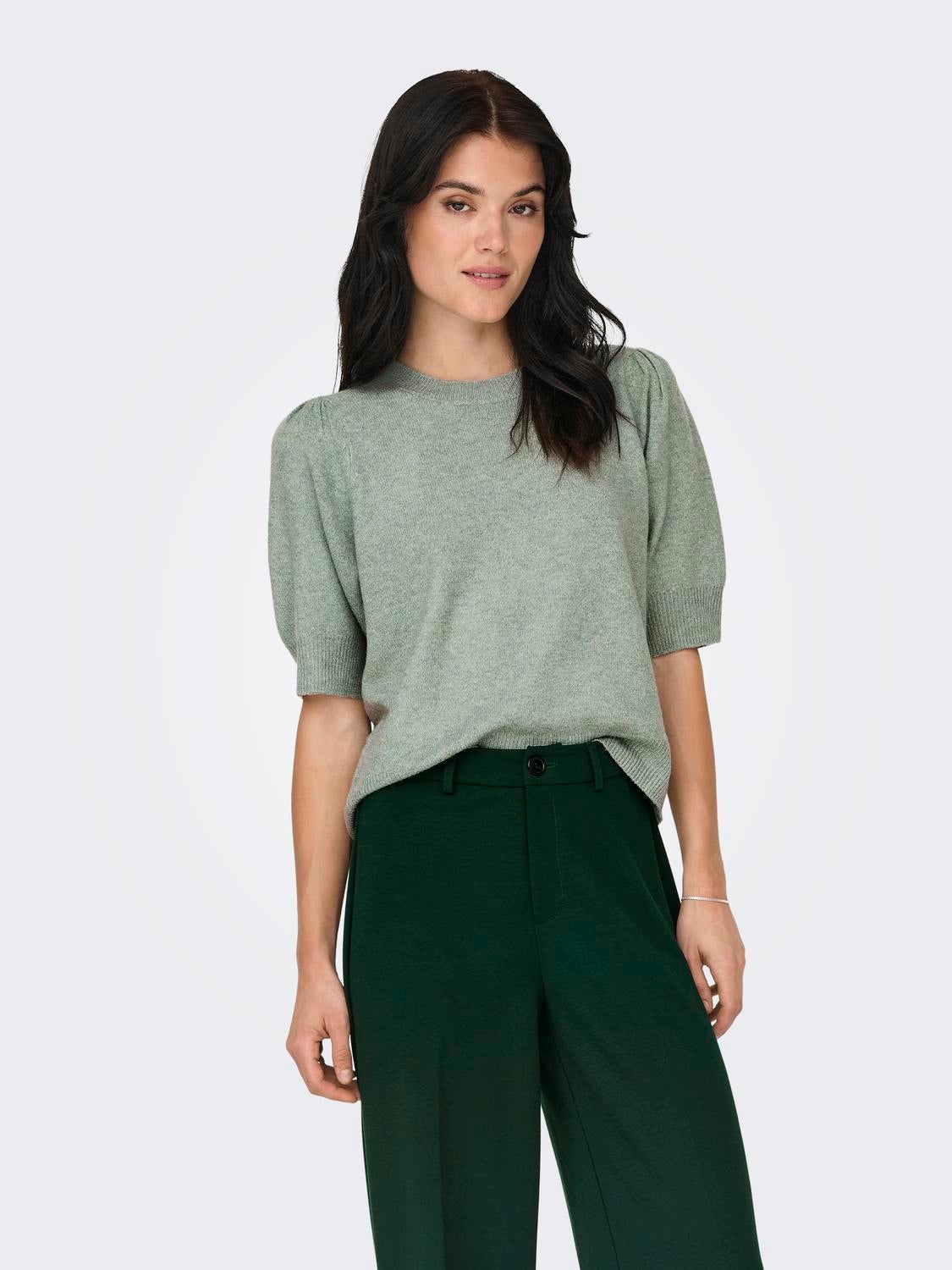 ONLRICA Strickpullover Chinois Green