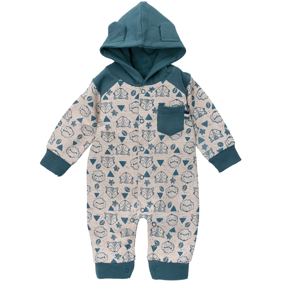 Dirkje Strampler Herbst, Winter blau beige
