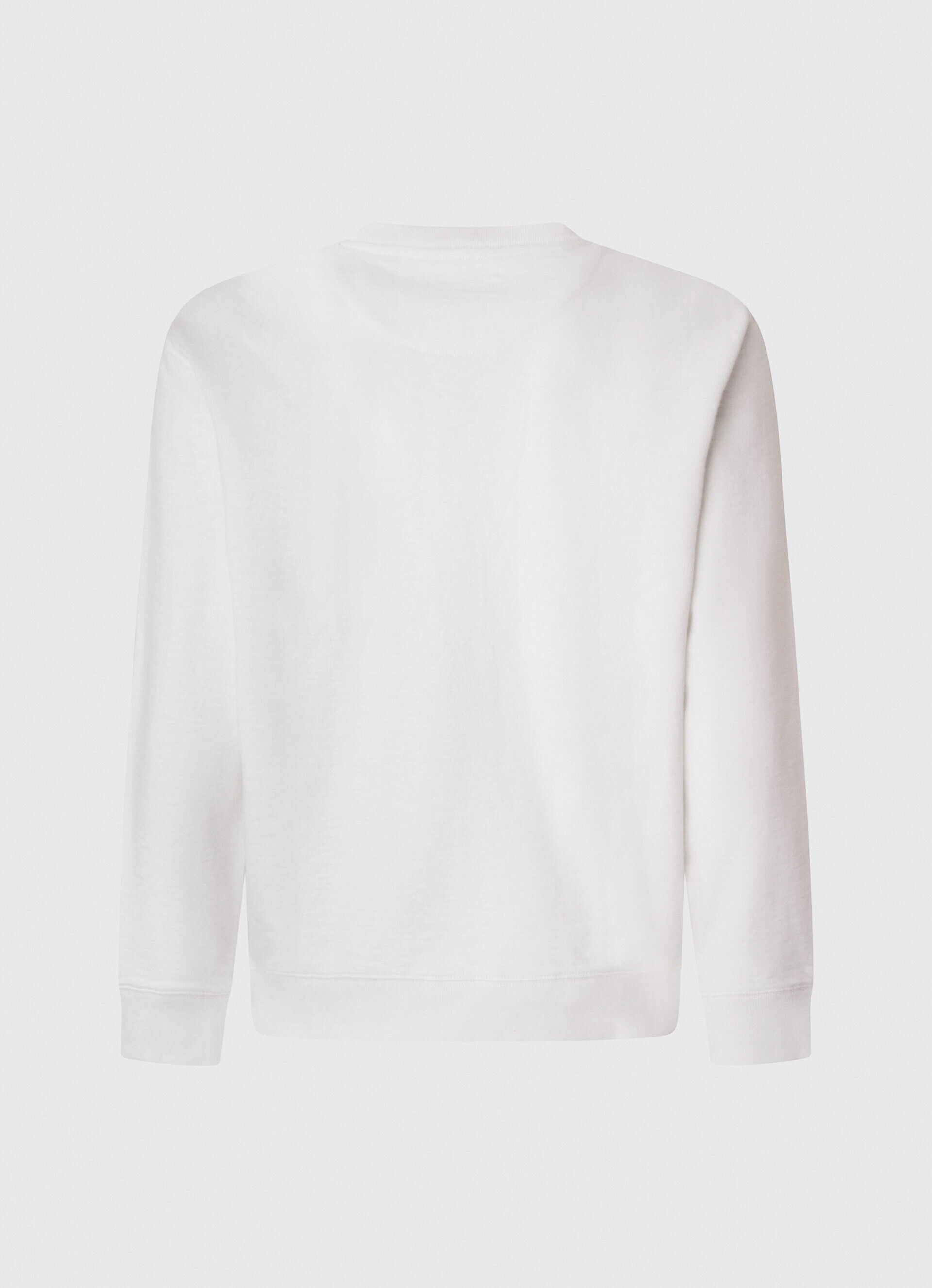 MOLETOM COM LOGOTIPO DA BANDEIRA - branco