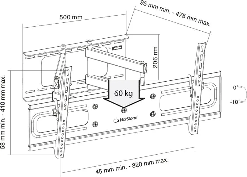 NorStone Wald 3763 Supports TV
