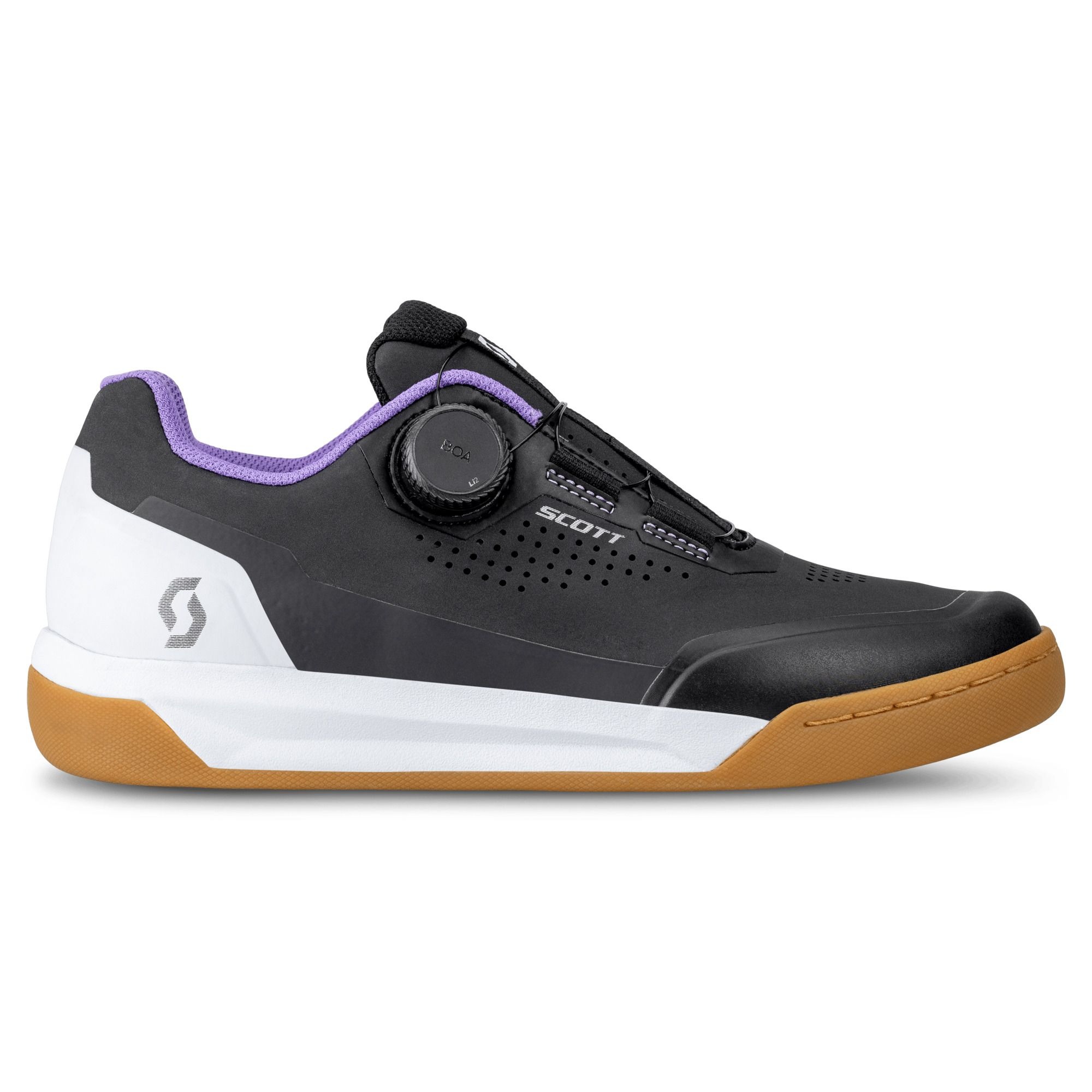 SCOTT Volt Evo Flat cykelsko sort/hvid dame