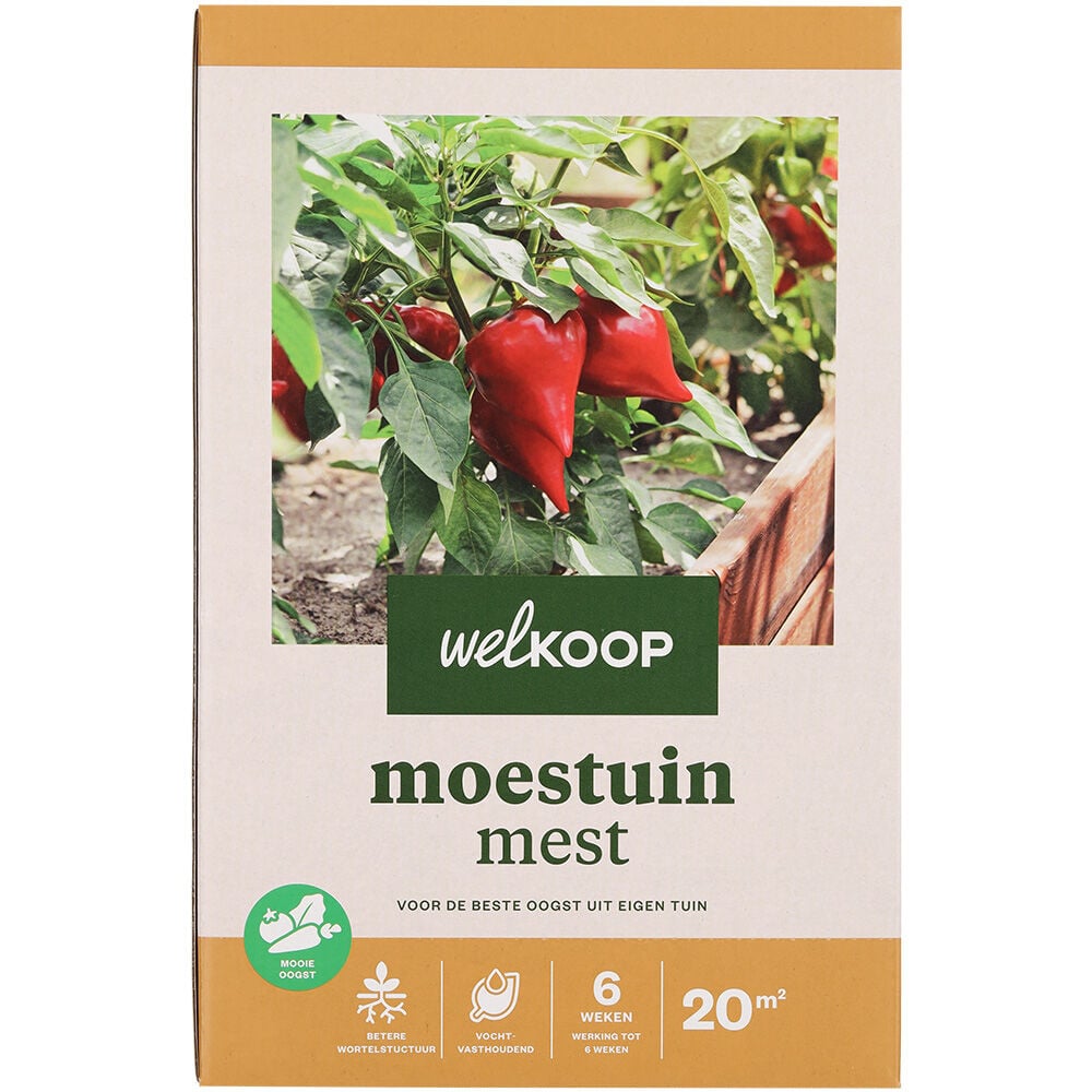 Welkoop - Moestuinmest - 20 m2 - 2 Kilogram