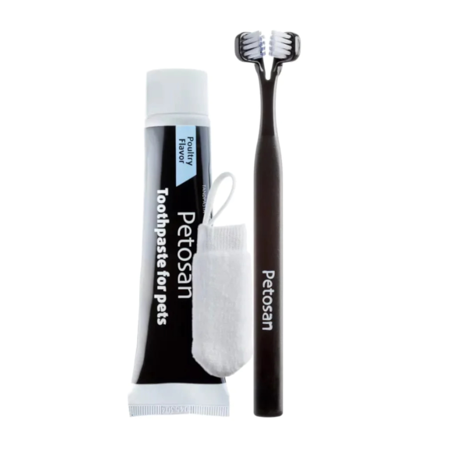 Kit de limpeza dental Petosan para cães de porte médio