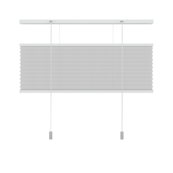 KARWEI enkel plisségordijn lichtdoorlatend wit (kleurnr. 6010) 80x180 cm (bxh)