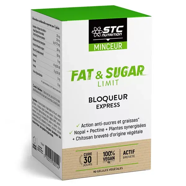 STC Nutrition Limite de Gordura e Açúcar: 90 cápsulas
