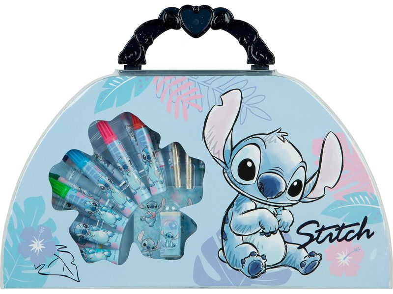 Undercover Malset Lilo & Stitch 51-teilig Praktischer Malkoffer