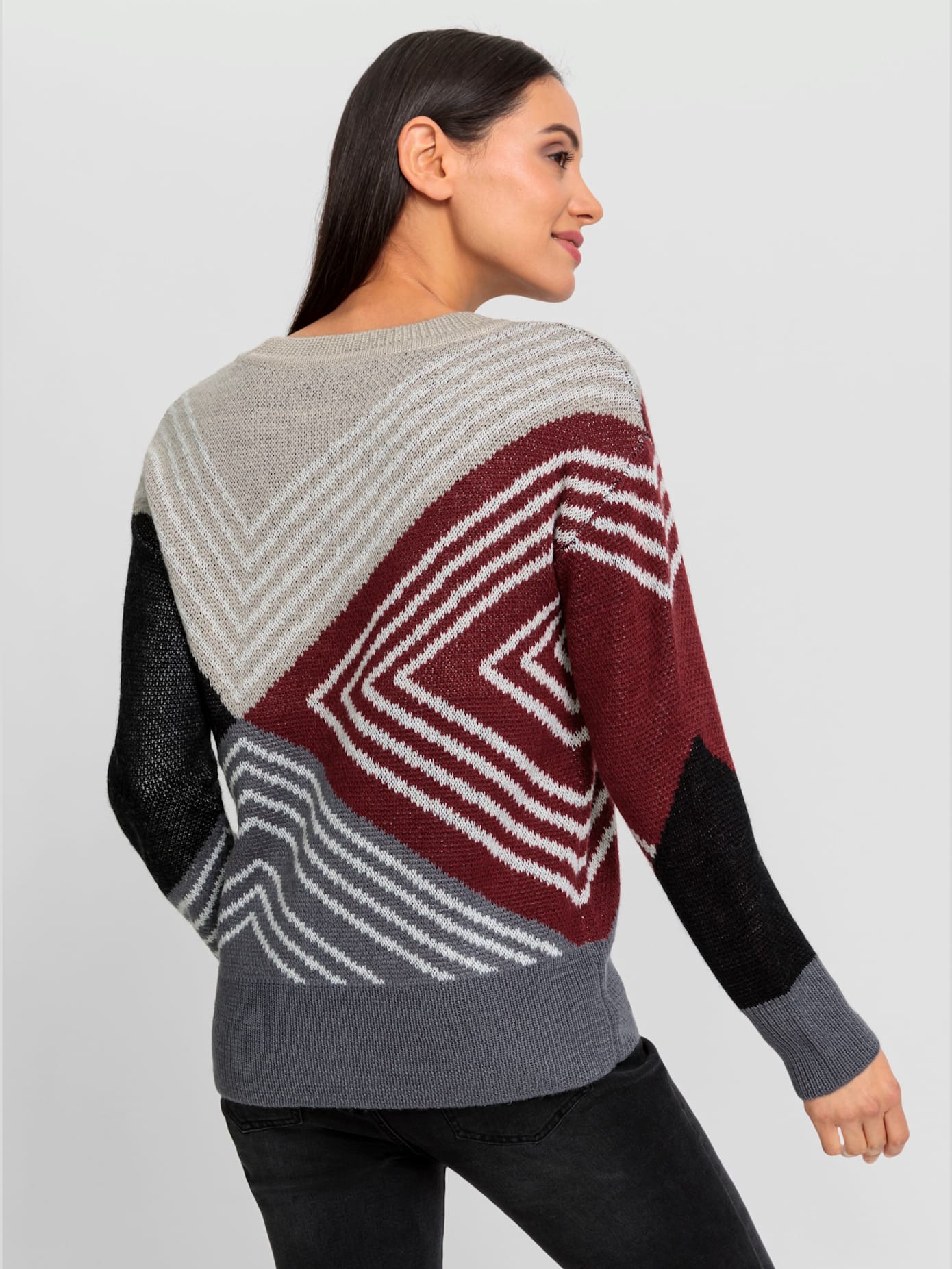 Pull motif jacquard original
