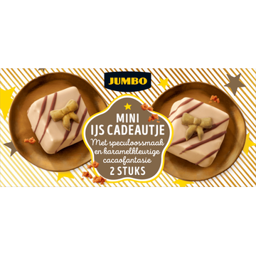 Jumbo Mini IJstaartjes met Speculoossmaak 2 Stuks