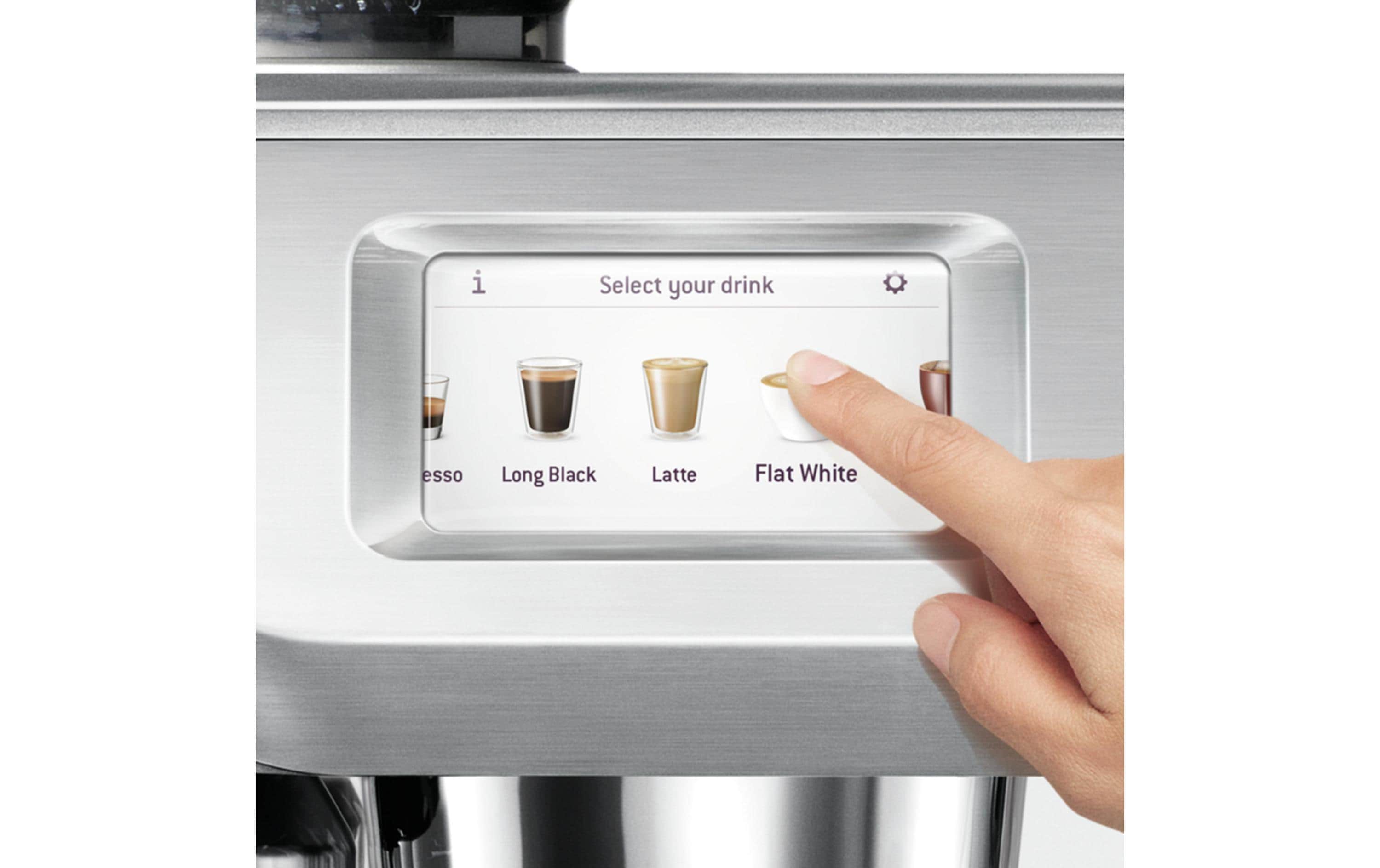 Siebträgermaschine Oracle Touch Silber<br>Espressomaschine für Barista-Qualitätskaffee, silbern