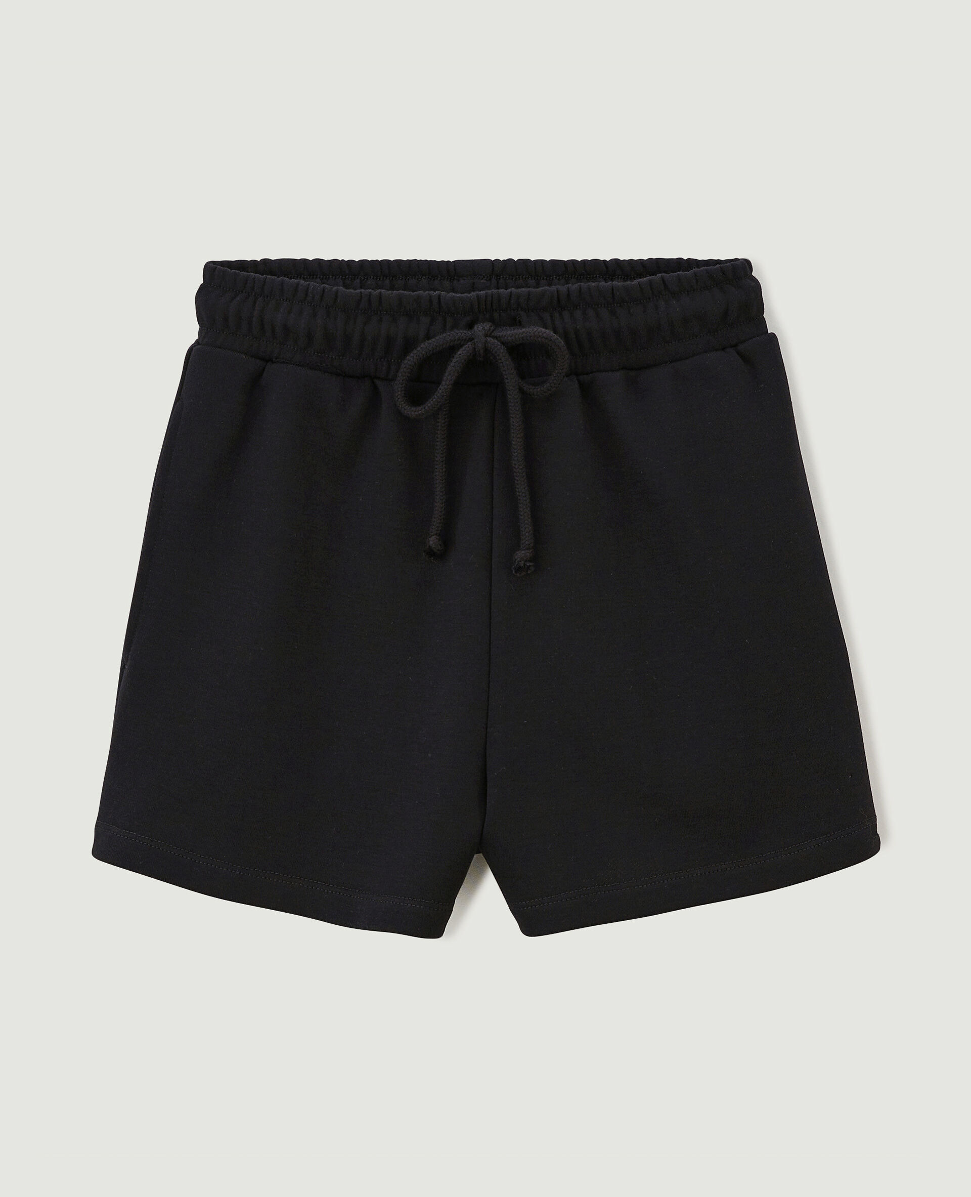 Short en molleton - Noir