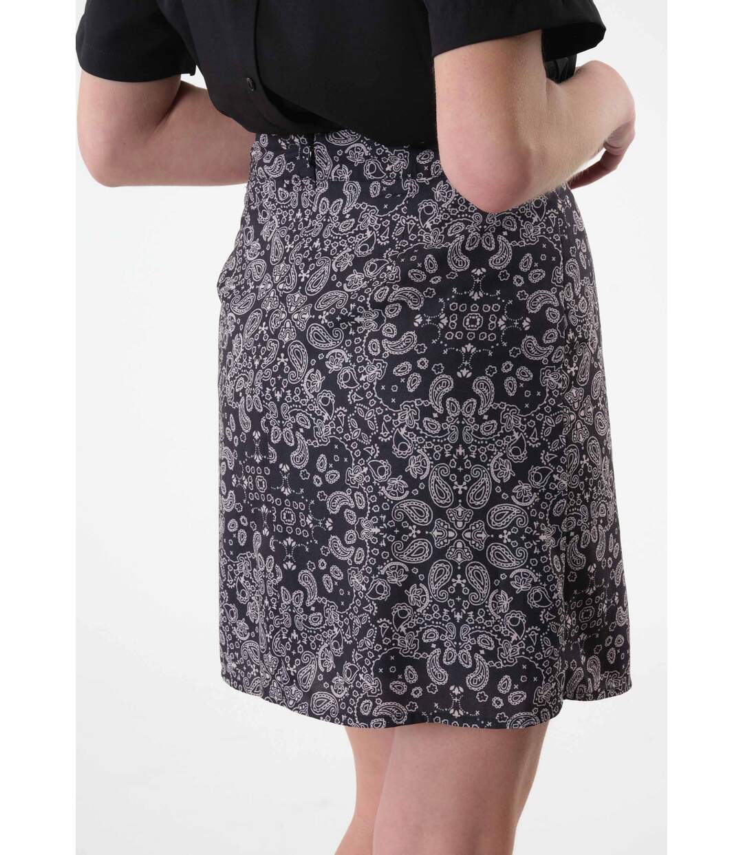 Jupe courte à motif SAM