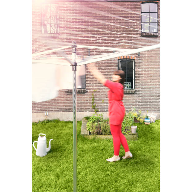 Brabantia Lift-o-Matic droogmolen - 40 m - met metalen grondanker
