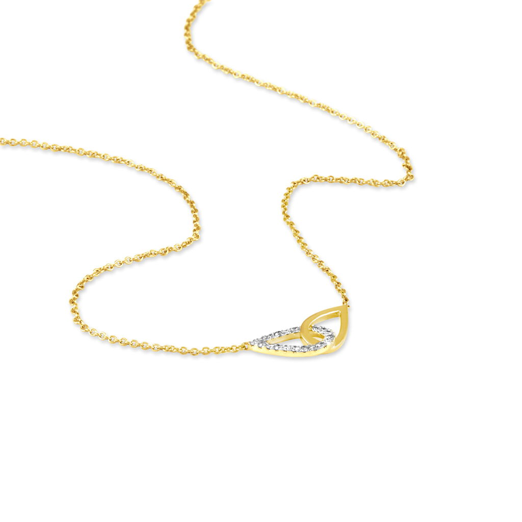 Collier Mihrimah Or Jaune Diamant