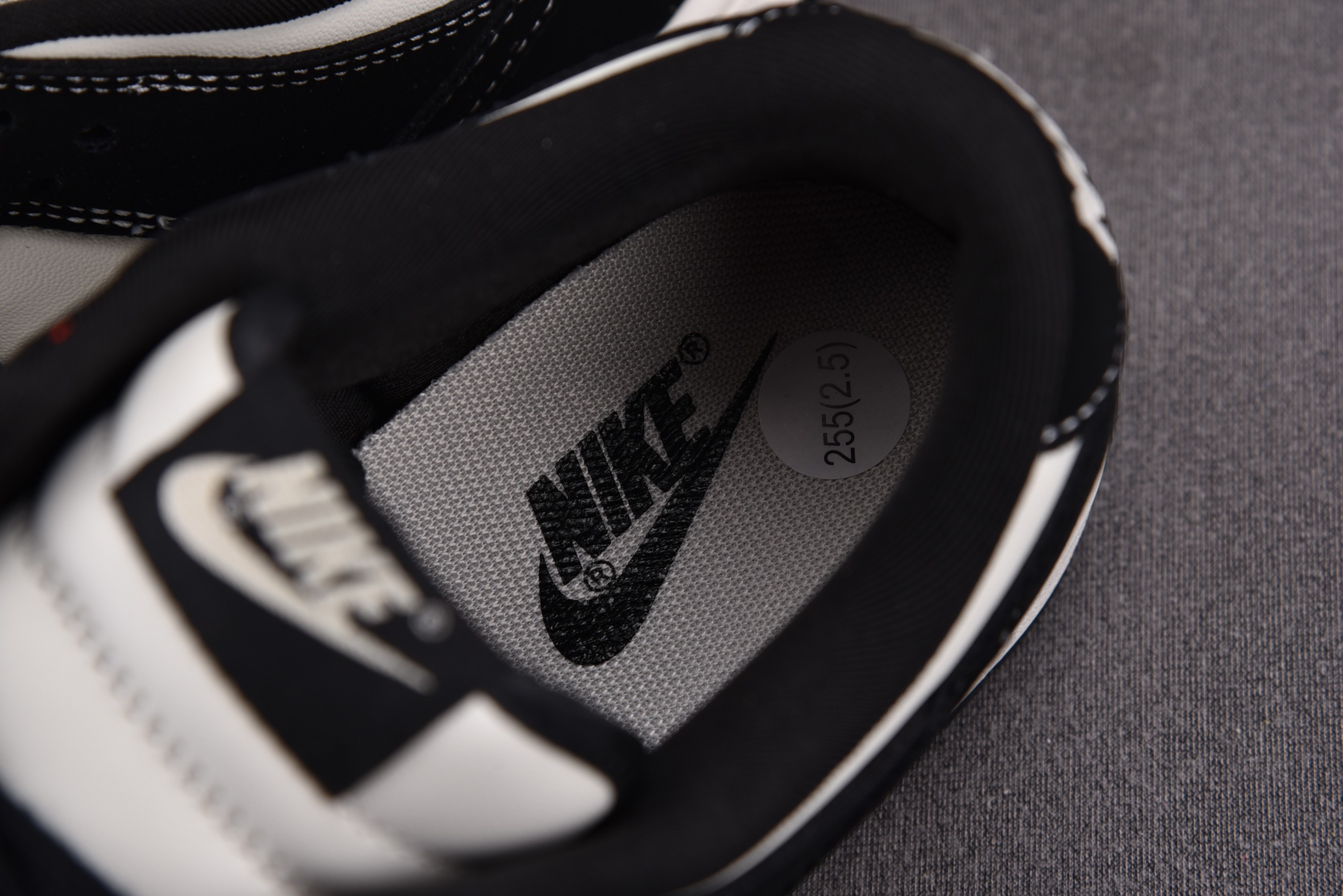 Nike Dunk Low Custom Sneakers black and white