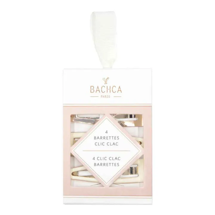 Bachca Barrette clic clac - Set de 4 | Doré