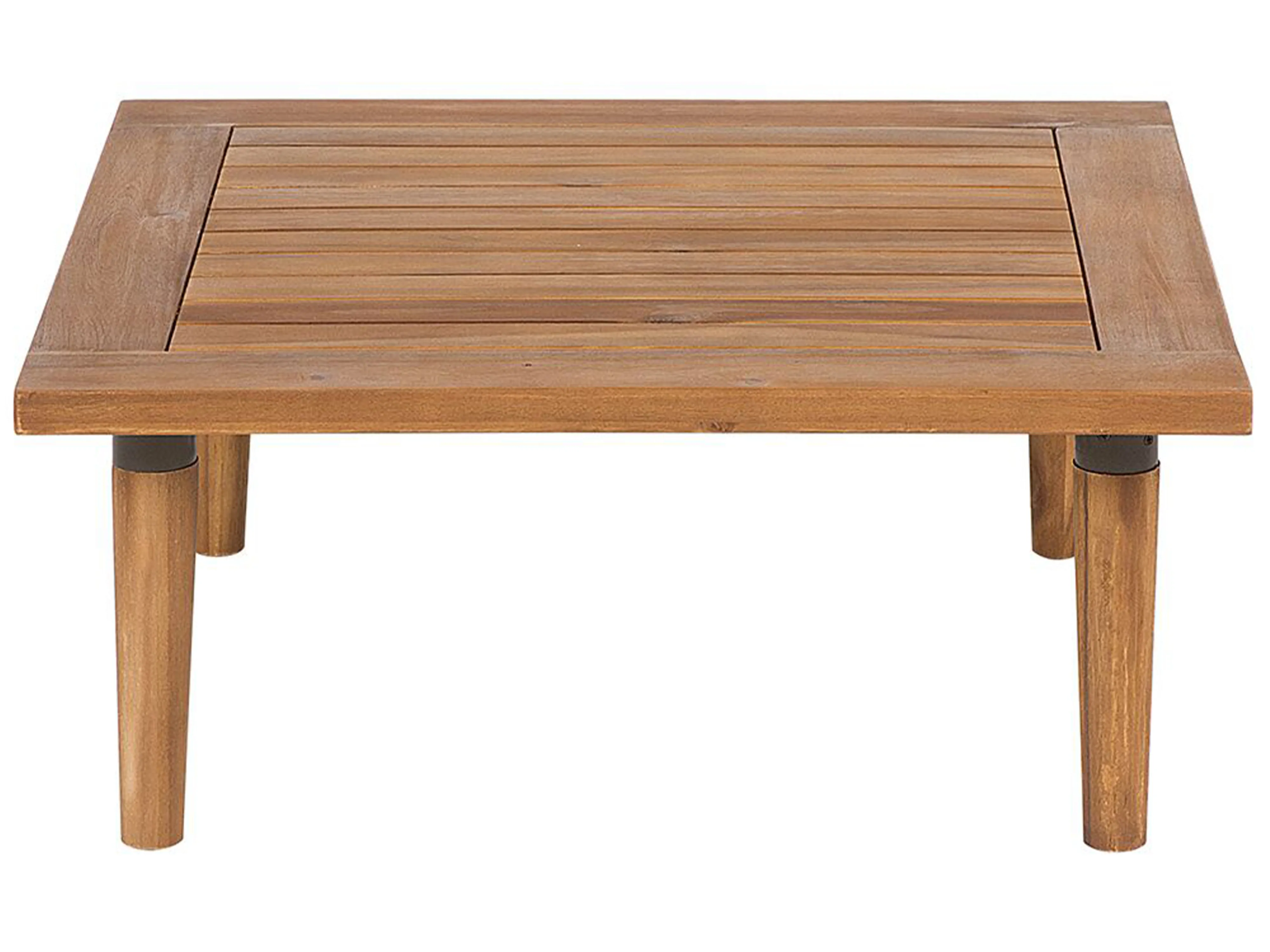 Loungeset met tafel 4-zits FRASCATI modulair Gecertificeerd acaciahout Lichtgrijs